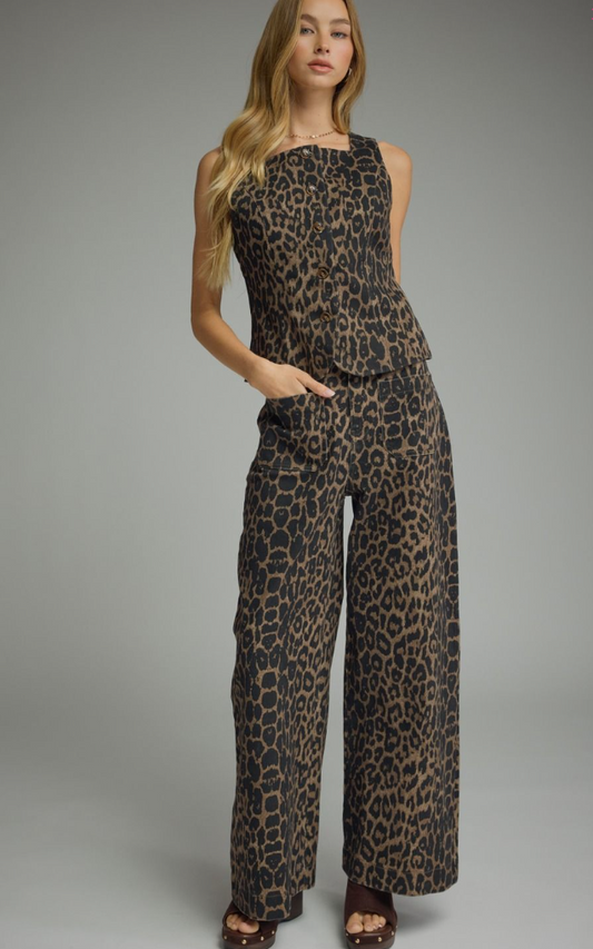 Leopard Print Pant