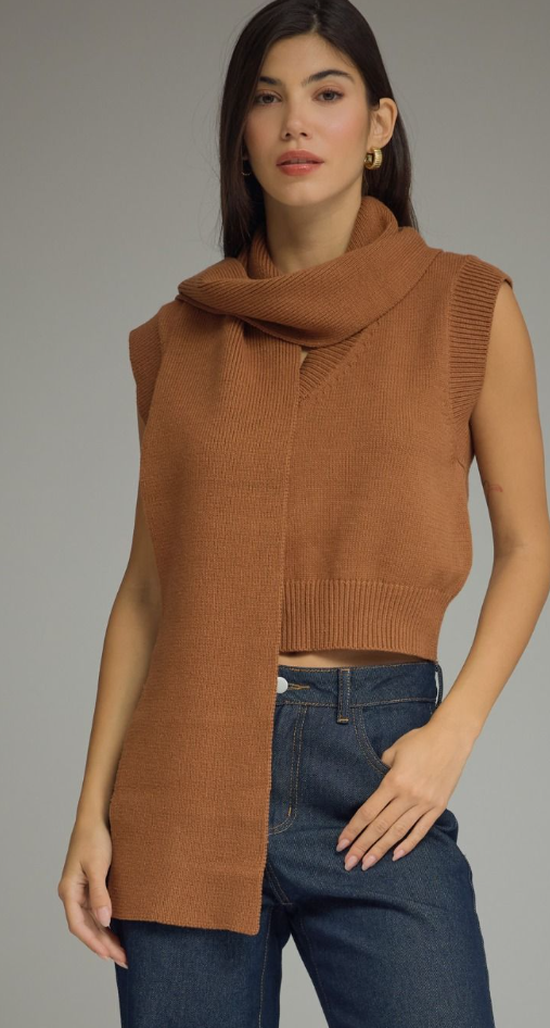 Solid Sleeveless Top