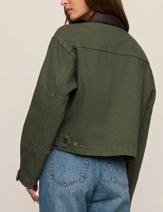 Rey Cropped Chore Jacket