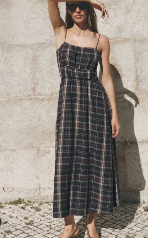 Evermore Plaid Mini Dress