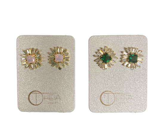 Load image into Gallery viewer, THEIA AMALIE STUD EARRING
