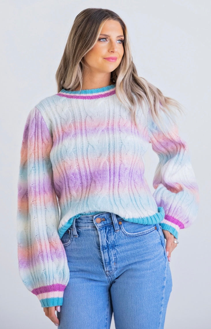 KARLIE CABLE SWEATER
